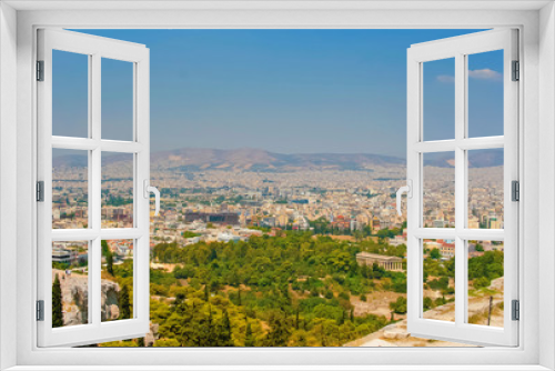 Beautiful panorama of Athens