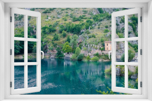 Fototapeta Naklejka Na Ścianę Okno 3D - Lago di San Domenico