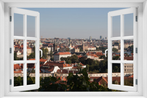 Fototapeta Naklejka Na Ścianę Okno 3D - panorama of prague