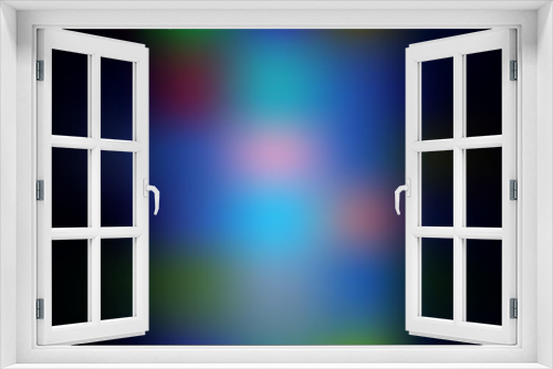 Fototapeta Naklejka Na Ścianę Okno 3D - Dark Blue, Green vector colorful blur background.