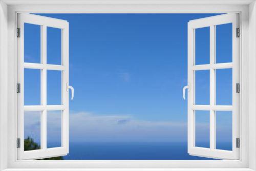 Fototapeta Naklejka Na Ścianę Okno 3D - 青空と海
