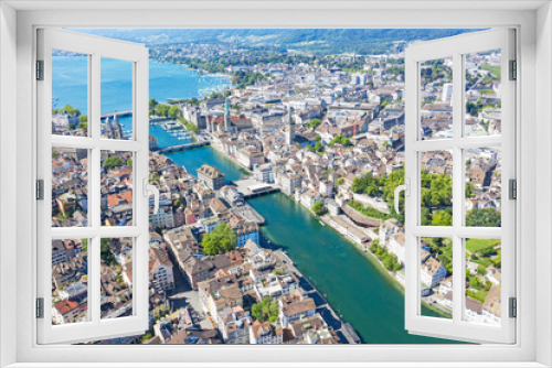 Fototapeta Naklejka Na Ścianę Okno 3D - Zurich
