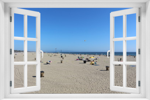 Fototapeta Naklejka Na Ścianę Okno 3D - Santa Monica Pier