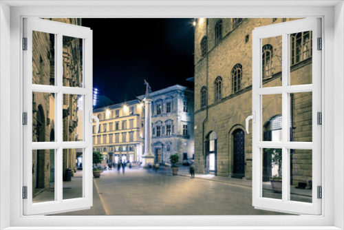 Fototapeta Naklejka Na Ścianę Okno 3D - Florence by night