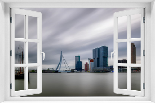 Fototapeta Naklejka Na Ścianę Okno 3D - modern buildings in the Dutch city of Rotterdam