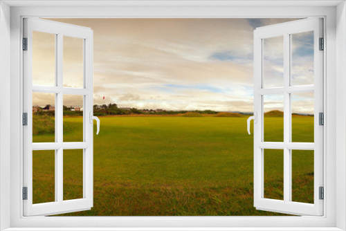 Fototapeta Naklejka Na Ścianę Okno 3D - 16th geen, Royal Dornoch Golf Club, Scotlabs