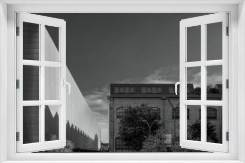 Fototapeta Naklejka Na Ścianę Okno 3D - Architettura industriale moderna, archeologia industriale