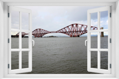 Fototapeta Naklejka Na Ścianę Okno 3D - The Forth Rail Bridge in Scotland