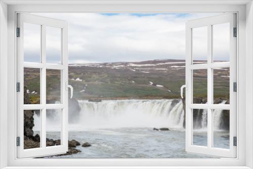 Fototapeta Naklejka Na Ścianę Okno 3D - the Godafoss waterfall in north Iceland