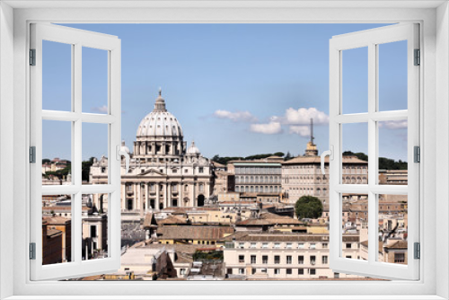 Fototapeta Naklejka Na Ścianę Okno 3D - A view of the Vatican in Rome