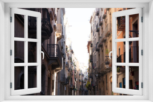 Fototapeta Naklejka Na Ścianę Okno 3D - バルセロナの街並み