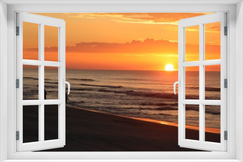 Fototapeta Naklejka Na Ścianę Okno 3D - sunrise at the beach