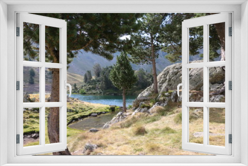 Fototapeta Naklejka Na Ścianę Okno 3D - Lac du milieu de Bastan (Hautes Pyrénées)