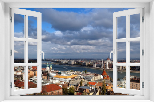 Fototapeta Naklejka Na Ścianę Okno 3D - panorama of Budapest
