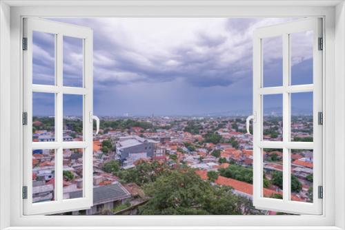 Fototapeta Naklejka Na Ścianę Okno 3D - 15 November 2018, Bogor, Indonesia: Weather at The Rainy City of Bogor, Indonesia.