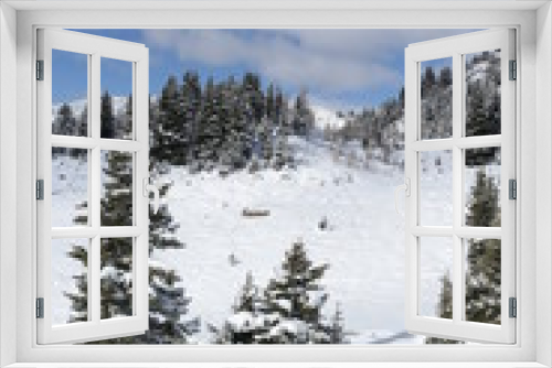 Fototapeta Naklejka Na Ścianę Okno 3D - Sunshine Meadows in winter - Banff - Canada