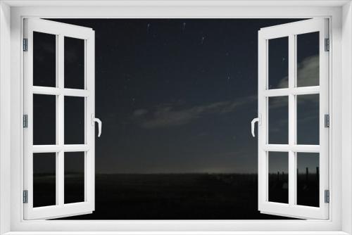 Fototapeta Naklejka Na Ścianę Okno 3D - night sky timelapse