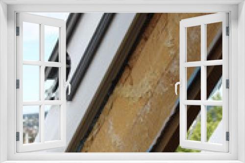 Fototapeta Naklejka Na Ścianę Okno 3D - Neue Dachfenster bei Hausrenovierung