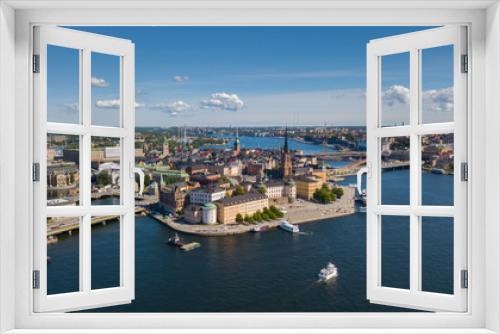 Fototapeta Naklejka Na Ścianę Okno 3D - Sweden / Stockholm City / Stockholm Stad / Stockholm stadhuset / Stockholm City Hall / Gamla stan