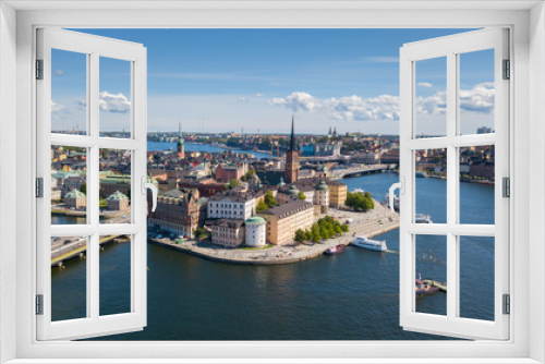 Fototapeta Naklejka Na Ścianę Okno 3D - Sweden / Stockholm City / Stockholm Stad / Stockholm stadhuset / Stockholm City Hall / Gamla stan