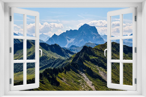 Fototapeta Naklejka Na Ścianę Okno 3D - panorama of the alps, austria