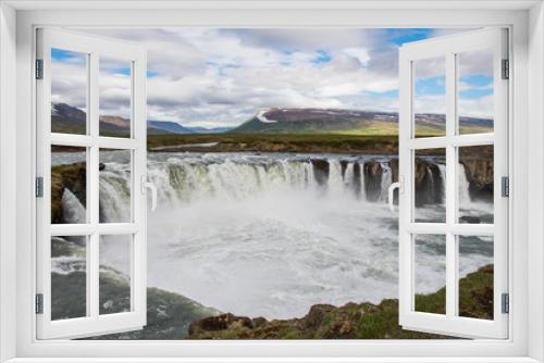 Fototapeta Naklejka Na Ścianę Okno 3D - the Godafoss waterfall in north Iceland
