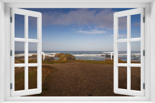 Fototapeta Naklejka Na Ścianę Okno 3D - California coastline 