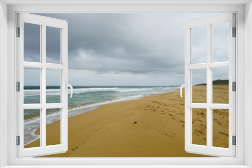 Fototapeta Naklejka Na Ścianę Okno 3D - Beach and sea on Great Ocean Road in Victoria, Australia