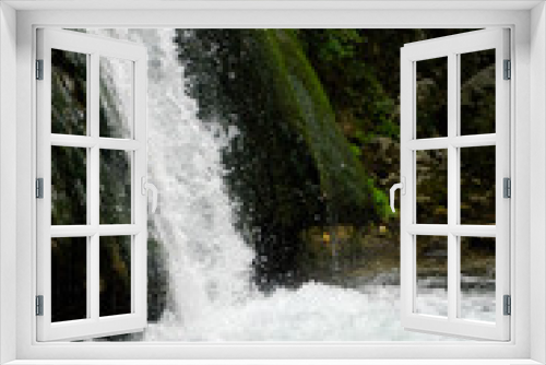 Fototapeta Naklejka Na Ścianę Okno 3D - Dettaglio di cascata 2