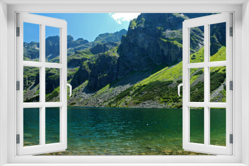 Fototapeta Naklejka Na Ścianę Okno 3D - panorama gór