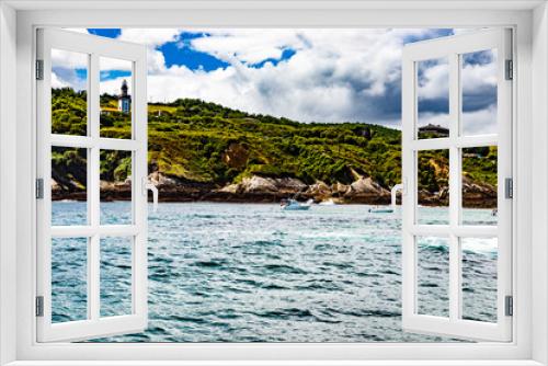 Fototapeta Naklejka Na Ścianę Okno 3D - Paisajes de la Bahia de Hondarribia y Jaizkibel