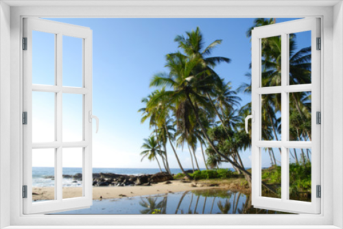 Fototapeta Naklejka Na Ścianę Okno 3D - Tropical paradise