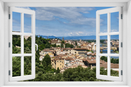 Fototapeta Naklejka Na Ścianę Okno 3D - High Angle View Of Townscape Against Sky