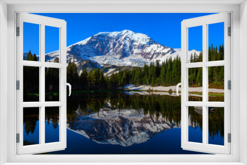 Fototapeta Naklejka Na Ścianę Okno 3D - Mt Rainier