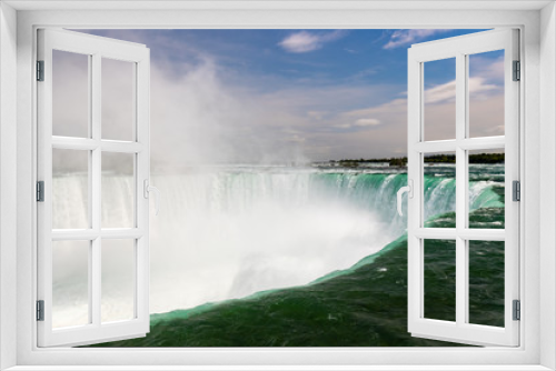 Fototapeta Naklejka Na Ścianę Okno 3D - Niagara Falls Horseshoe Falls on a summer day 