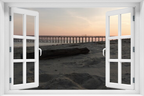 Fototapeta Naklejka Na Ścianę Okno 3D - morning sand
