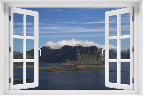 Fototapeta Naklejka Na Ścianę Okno 3D -  Les iles Lofoten Norvège