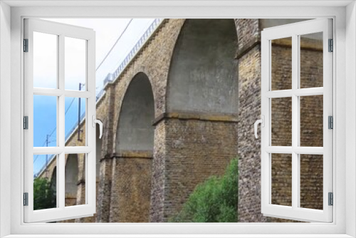 Fototapeta Naklejka Na Ścianę Okno 3D - Arches of railway bridge