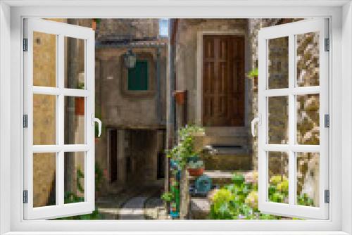 Fototapeta Naklejka Na Ścianę Okno 3D - The beautiful village of Marcetelli, in the Province of Rieti, Lazio, Italy.