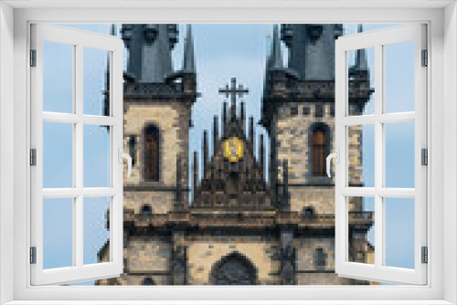 Fototapeta Naklejka Na Ścianę Okno 3D - Church of Our Lady before Týn, Old Town Square, Prague, Czech Republic, Europe