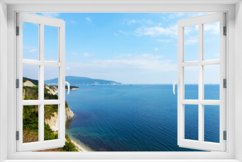 Fototapeta Naklejka Na Ścianę Okno 3D - Beautiful scenery of the Black Sea coast near Novorossiysk, Russia