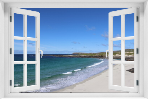 Fototapeta Naklejka Na Ścianę Okno 3D - beach and sea, barra, hebriddes, scotland