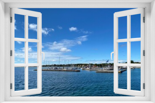 Fototapeta Naklejka Na Ścianę Okno 3D - Jachthafen