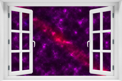 Fototapeta Naklejka Na Ścianę Okno 3D - dark purple abstract galaxy space and white stars in outer space dust in the universe.