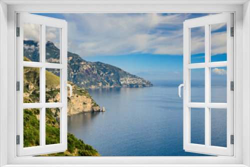 Fototapeta Naklejka Na Ścianę Okno 3D - Magnificent view of the Amalfi coast. Italy.