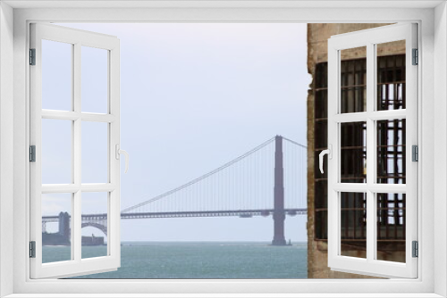 Fototapeta Naklejka Na Ścianę Okno 3D - Alcatraz