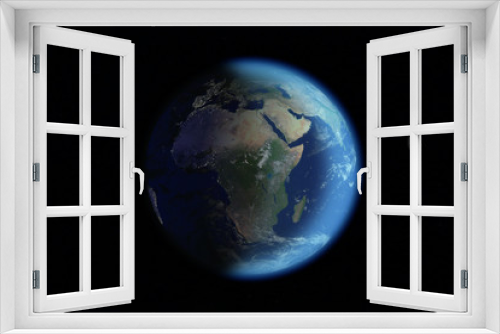 Fototapeta Naklejka Na Ścianę Okno 3D - planète bleue