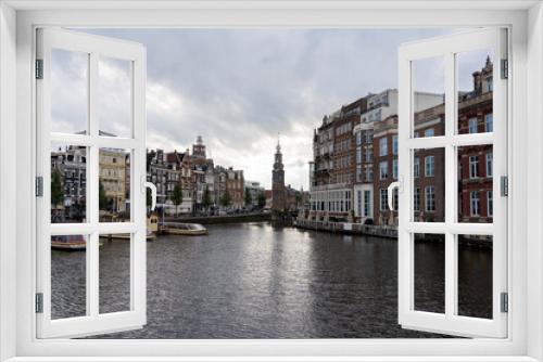 Fototapeta Naklejka Na Ścianę Okno 3D - Amsterdam Holland Niederlande Gouda Grachten