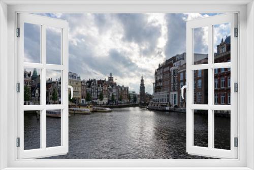 Fototapeta Naklejka Na Ścianę Okno 3D - Amsterdam Holland Niederlande Gouda Grachten