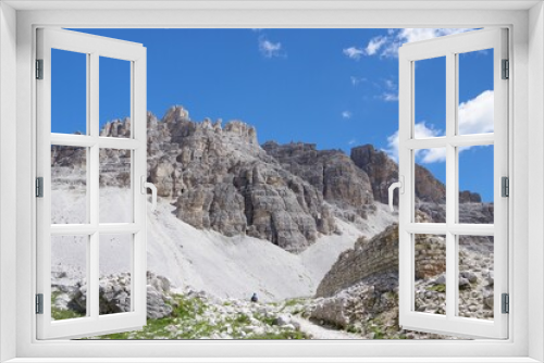 Fototapeta Naklejka Na Ścianę Okno 3D - Dolomiten